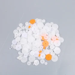 200PCS Mixed Plastic Gear Bag Motor Motor Transmission Gear 0.5 Mold DIY Handmade Toy Accessories Motor