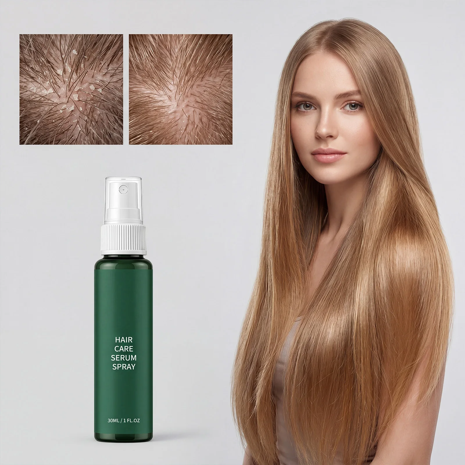 

Hair Care Essence Spray Scalp Hair Nourish Follicle Boost Vitality Promote Growth Reduce Loss Moisturize Repair Soothe Scalp
