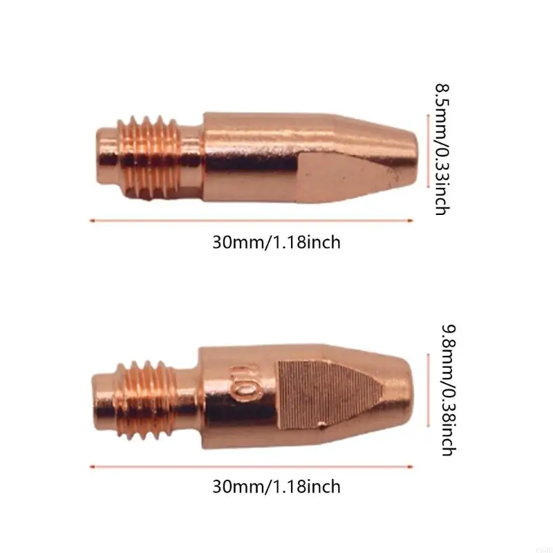 10pcs MIG Welding Nozzle Kontak Tips Gas Diffuser Connectors Holder Torch