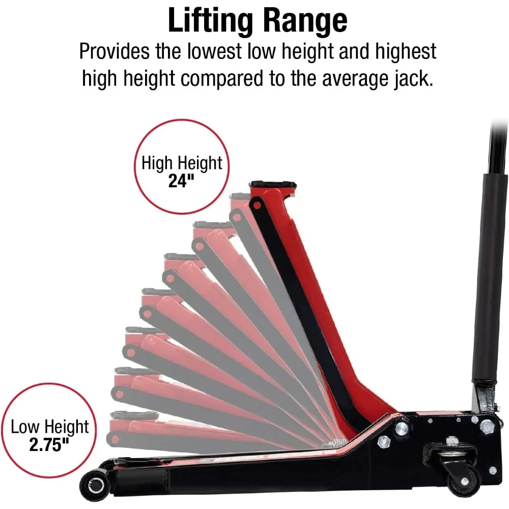 

6602LP 2 Ton Low Rider Steel Service Jack