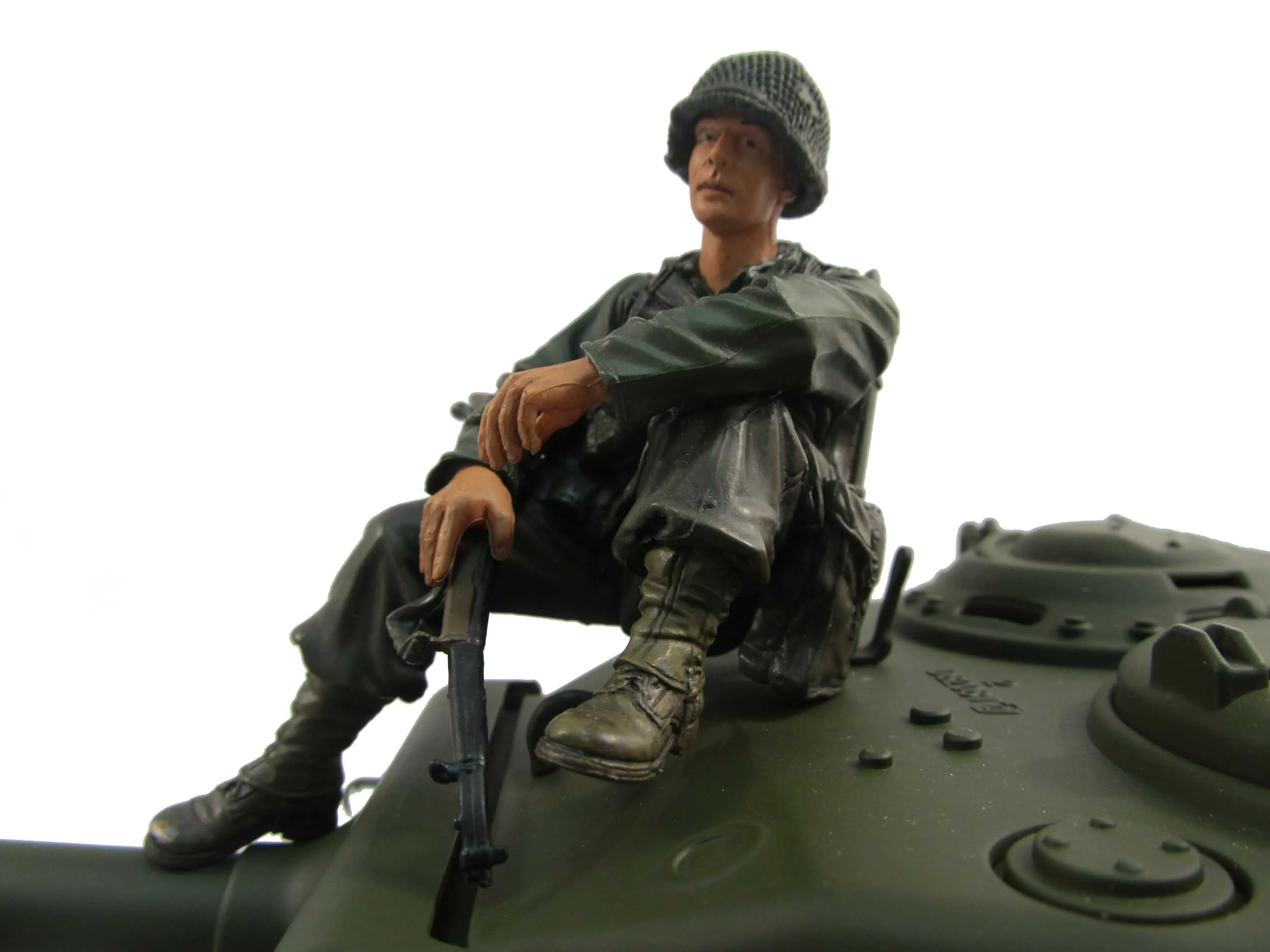 

1/16 Tank WWII US Resin American Soldier Figurine Commander MF2002 Parts for Heng Long Tamiya MATO Toucan RC Hobby Model TH00921