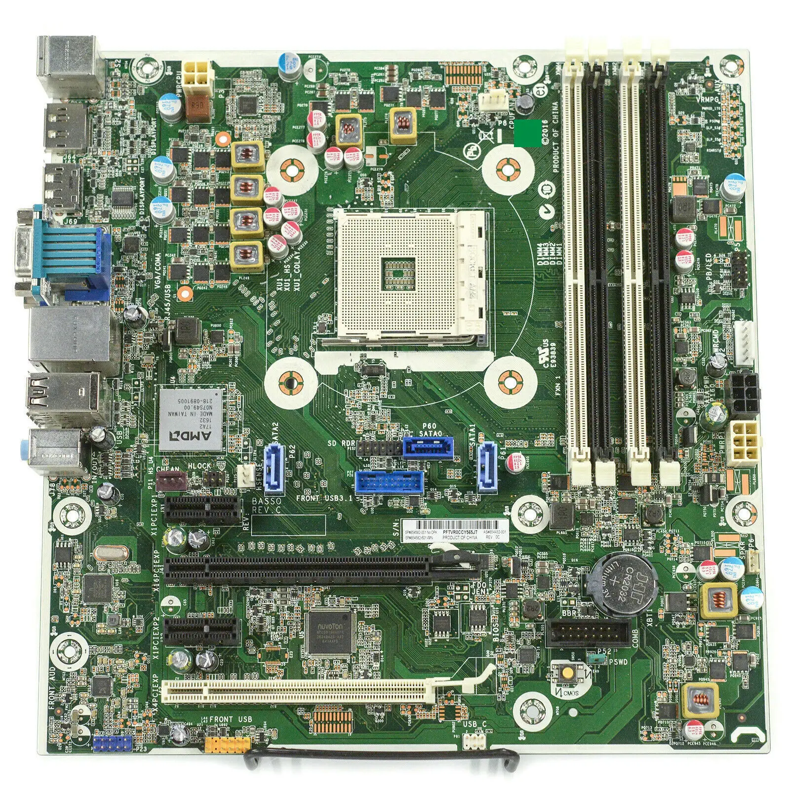 

For HP EliteDesk 705 G3 MT Motherboard 854582-601 854432-001 AM4 854582-001 Mainboard 100% Tested