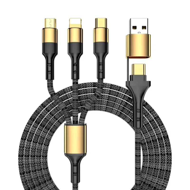 

2in3 5A fast charging data cable suitable for iPhone Huawei 5A super charging Xiaomi Poco Type-C Oppo Samsung