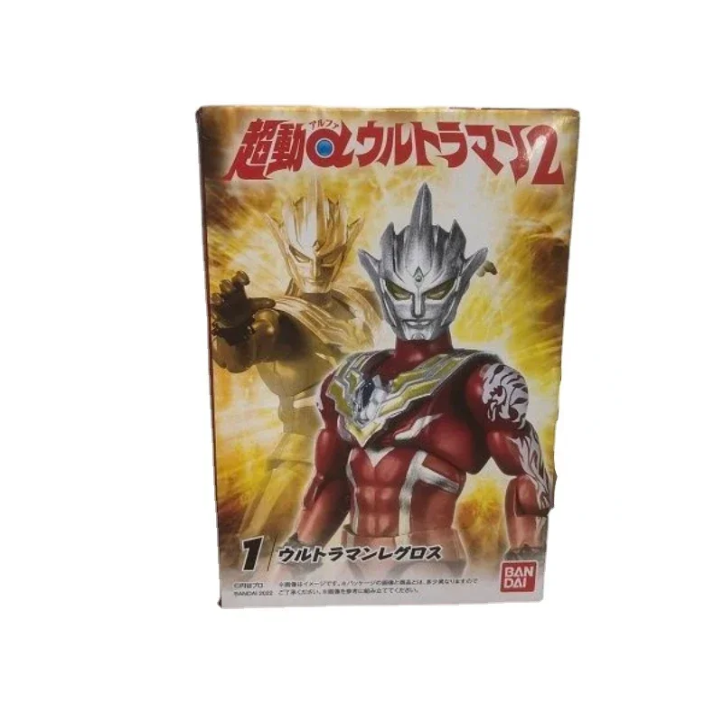 Bandai Original Food Play Toys Ultraman Series Super Move α 2 A2 Regulos, Seroro, Orzeta Gifts for Kids