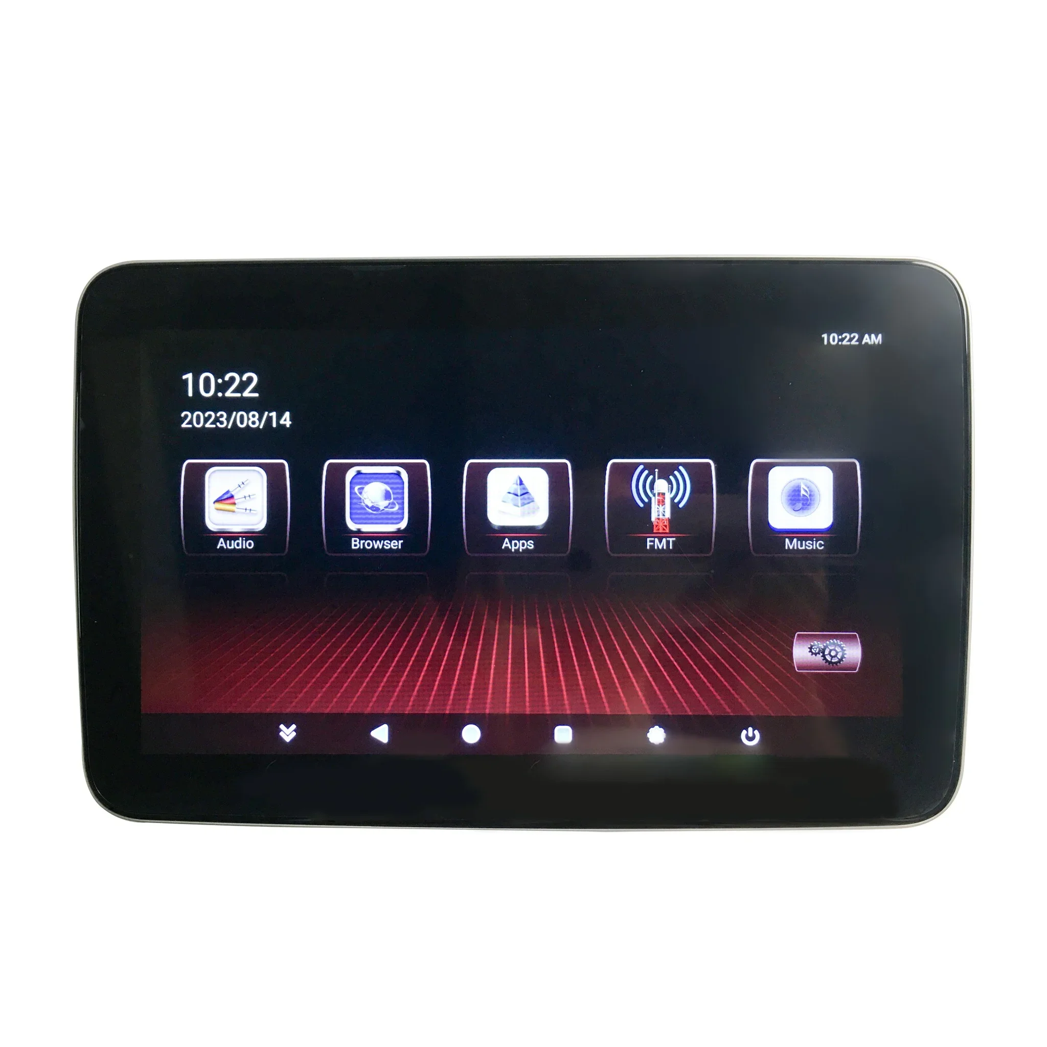 Android 12 Car Headrest Monitor 10inch 2+32GB 4+64GB Car Monitor Rear Seat Entertainment System With FM Wifi Function