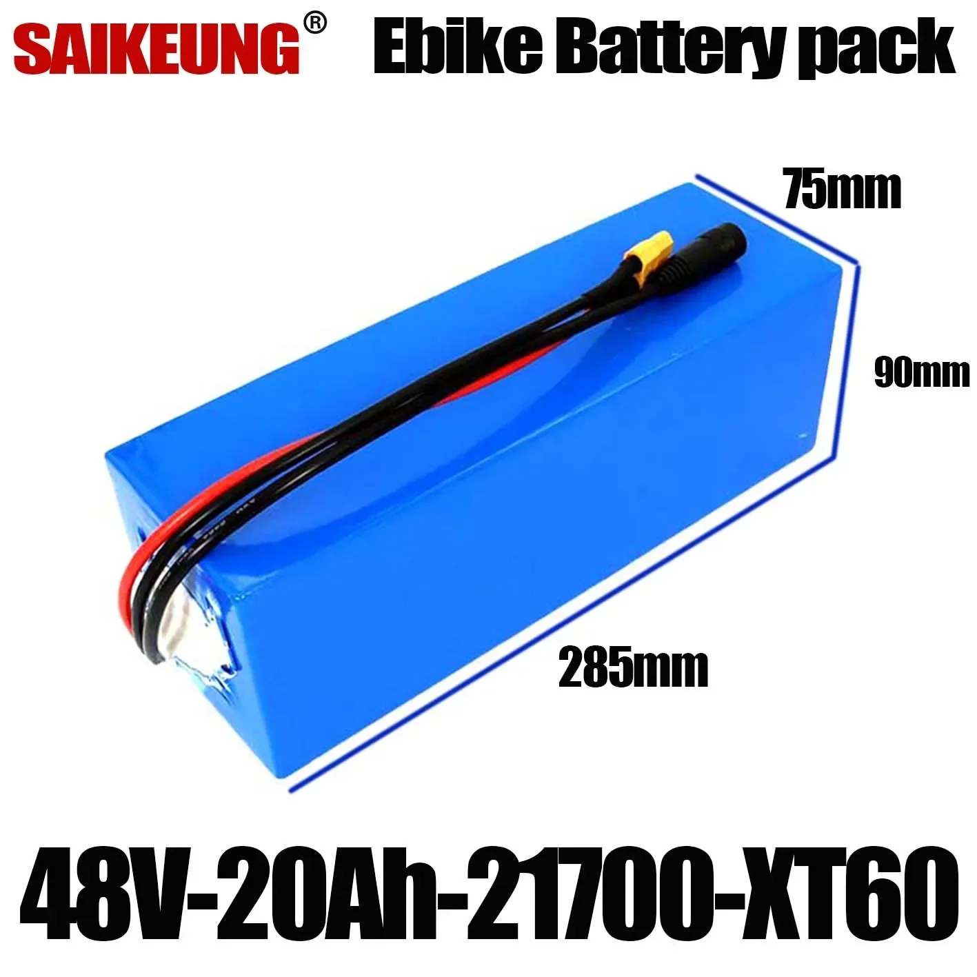

21700 Electric Bike Scooter 48v45ah Champ rider Battery 20 24 30ah35 40 50 60ah Ebike 2000w Lithium Battery Pack with 5A Charger