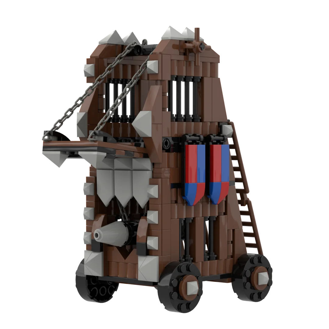 Building Block Sets, Siege Tower and Watchtower Crash Building Block Models, Boy Building Block Toys, Holiday Gift Surprises
