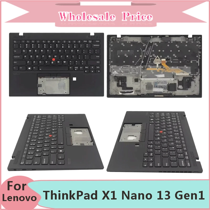 

New For Lenovo ThinkPad X1 Nano 13 Gen1 2021 Laptop LCD Back Cover Front Bezel Upper Palmrest Bottom Base Case Keyboard Hinges