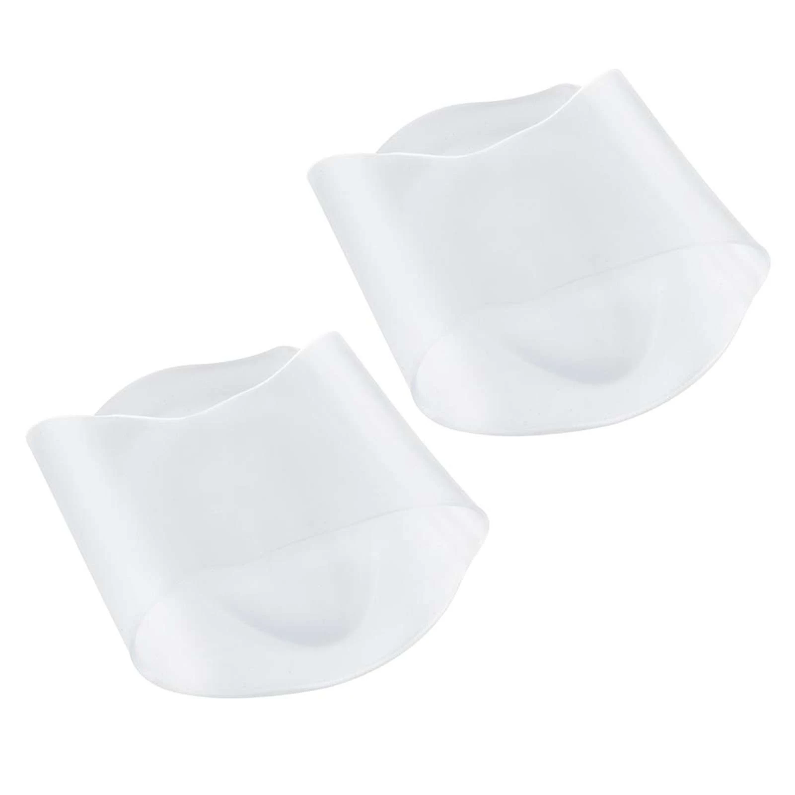 Arch Pad Silicone Insole Foot Arch Support Pad Transparent Two Pairs