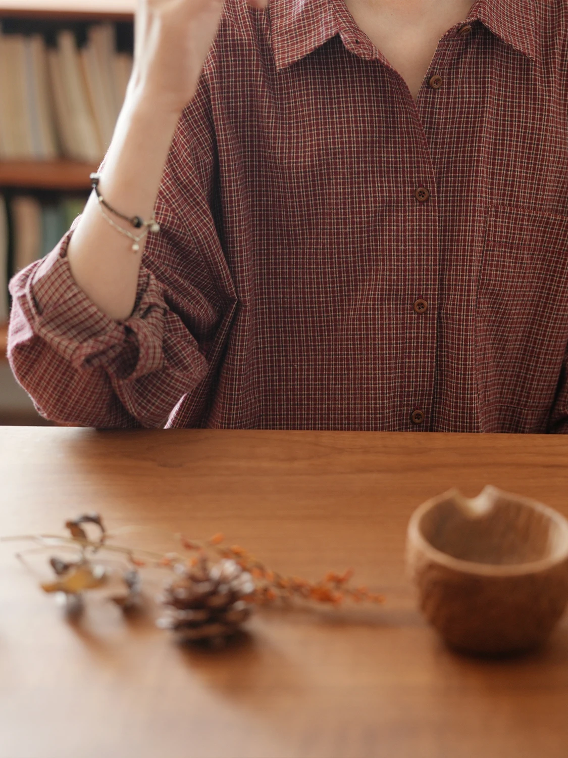 

Свободный клетчатый женский свитер LRCP, дышащий длинный све, стандартная длина, модный сложенный узор, свободный крой