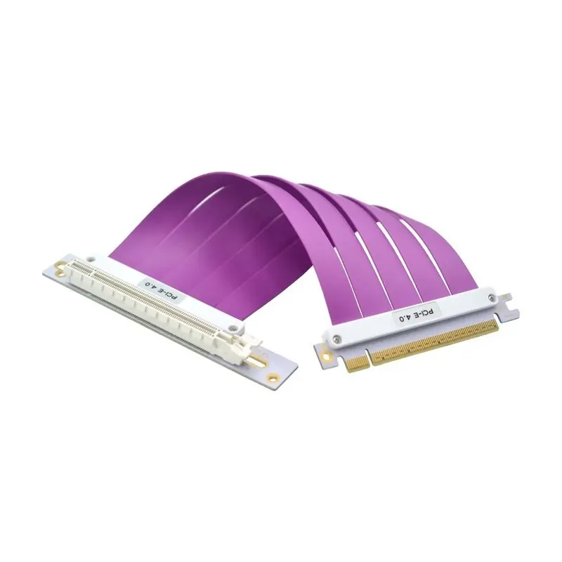 For ITX Connector Compatible 20Cm PCI Express 4.0 X16 To X16 Gen 4 GPU Extension Cable Double Reverse Graphics Card Riser