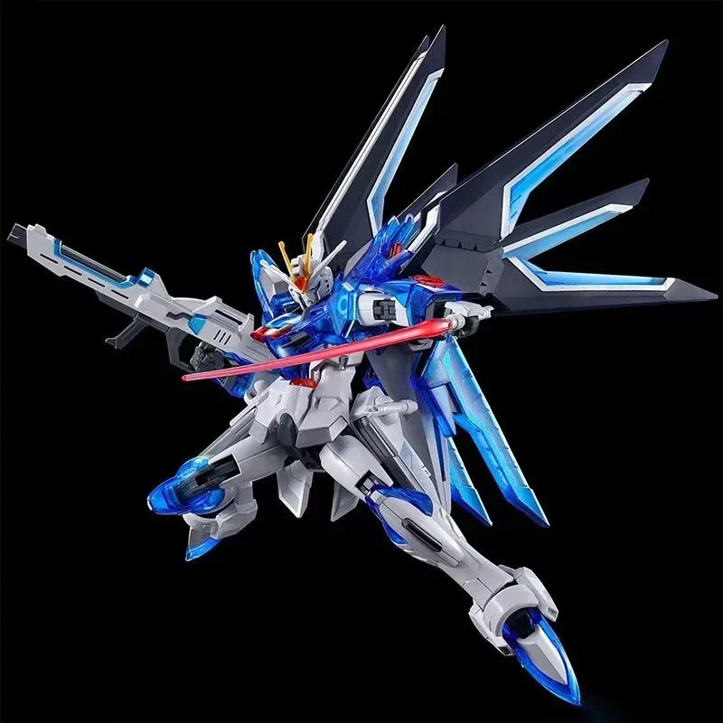 HG 1/144 Kit de modelo de ensamblaje de libertad ascendente Gaogao Color sólido claro figura de acción de Anime Robot Mecha juguete de colección de modelos de plástico