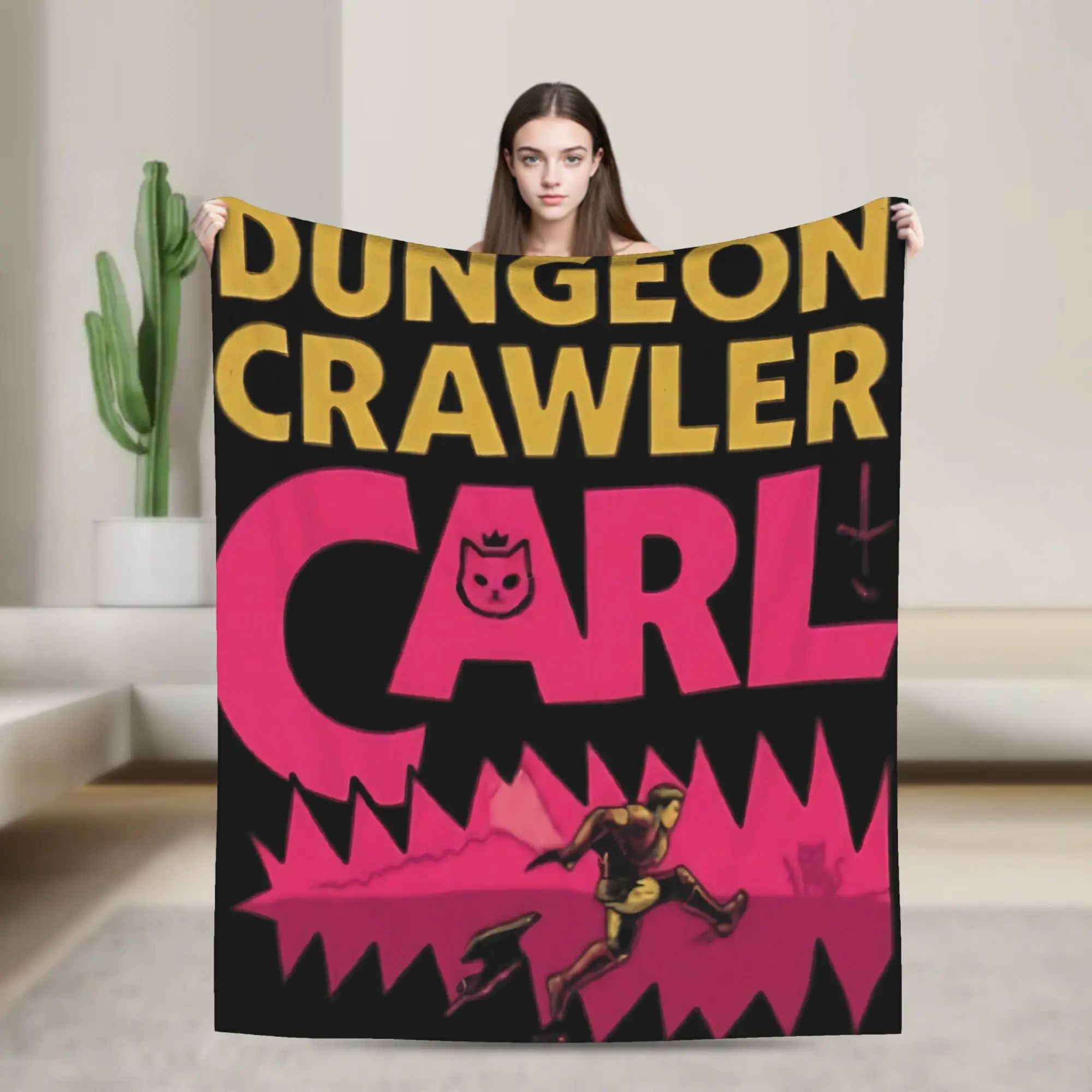 Carl And The Princess Donut and Mongo Dungeon Crawler Carl  Blanket Multiple Sizes Soft and Lightweight  Throw Blankets