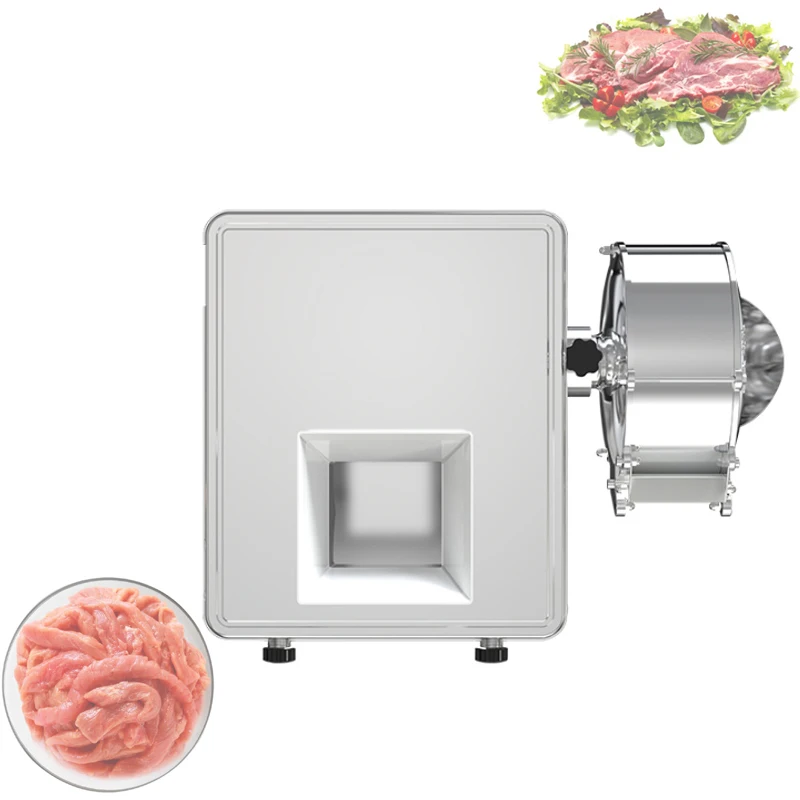 Automatic Fresh Meat Slicer Machine Commercial Meat Cutter Mutton Beef Shredding And Slicing Machine High Efficiency Meat Slicer