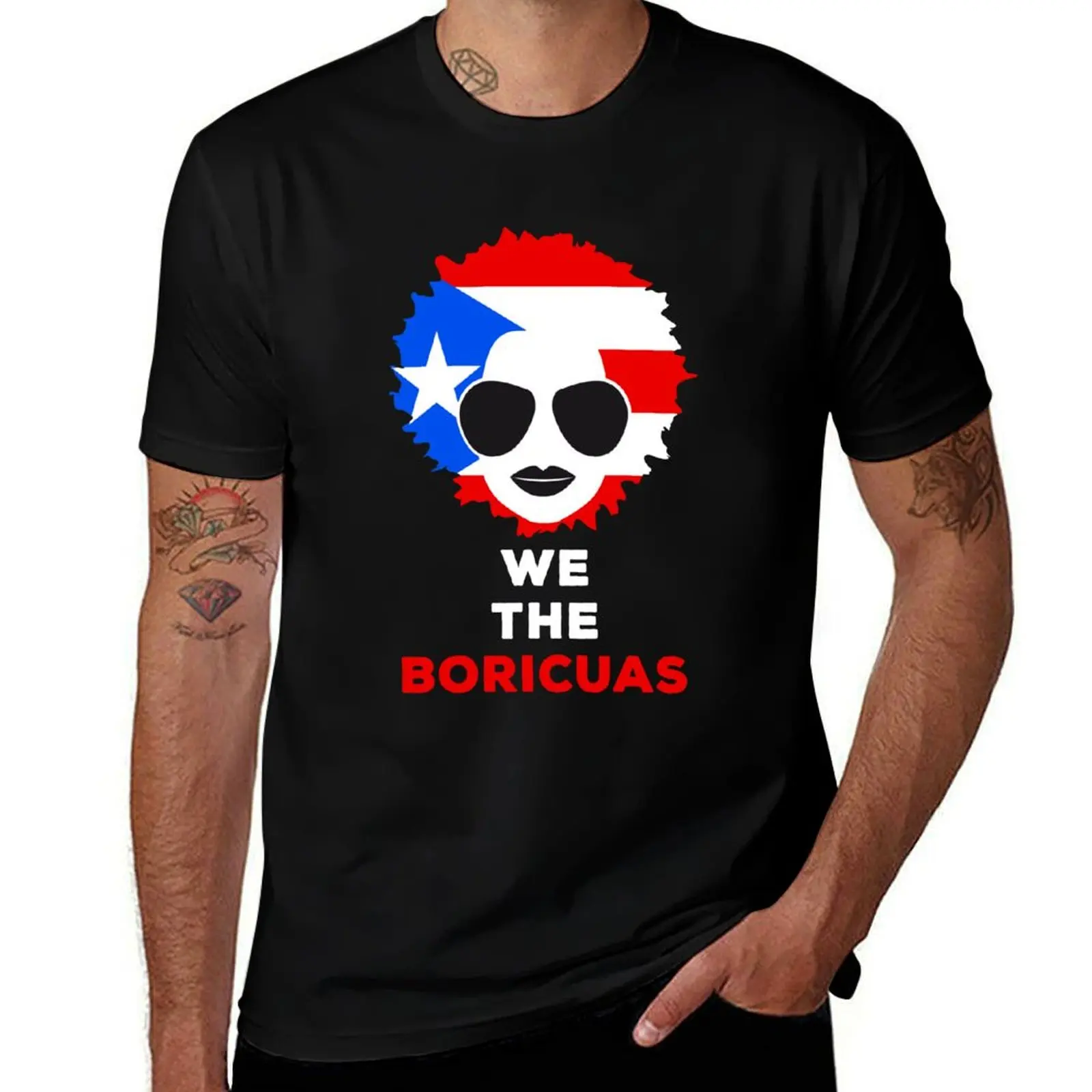 

Puerto Rico Baseball Afro Woman Puerto Rican Boricua Pride Gift Idea T-Shirt man t shirts graphic T-Shirt