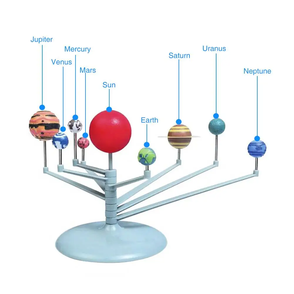 3D Solar System Planetarium  Model Learning Study Science Kits Educational Astronomy Model DIY Toy Child Gift