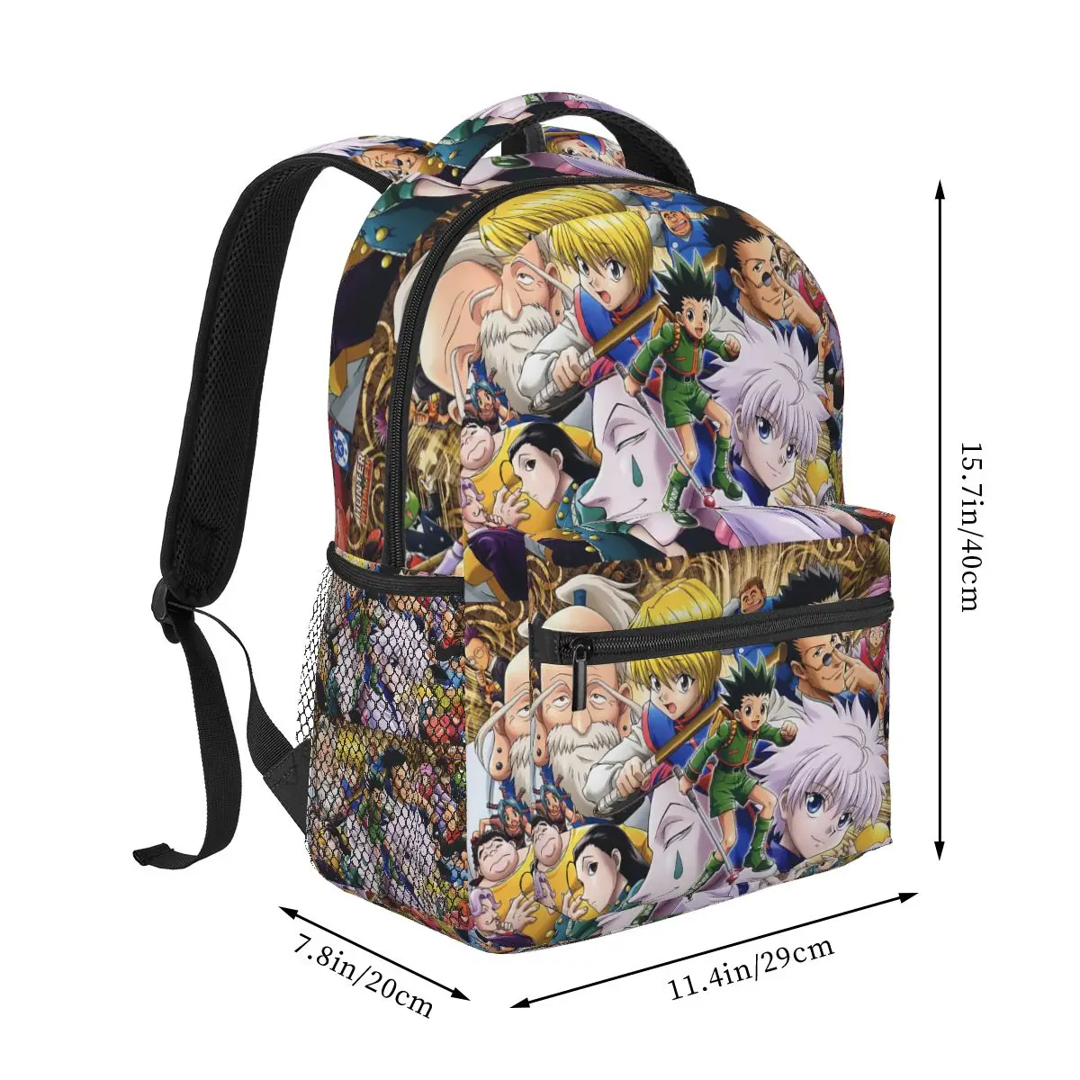 Anime Hunter X Hunter Phantom Troupe Backpack Student Boys Girls BookBag Children School Bag Laptop Shoulder Bags for Men Women