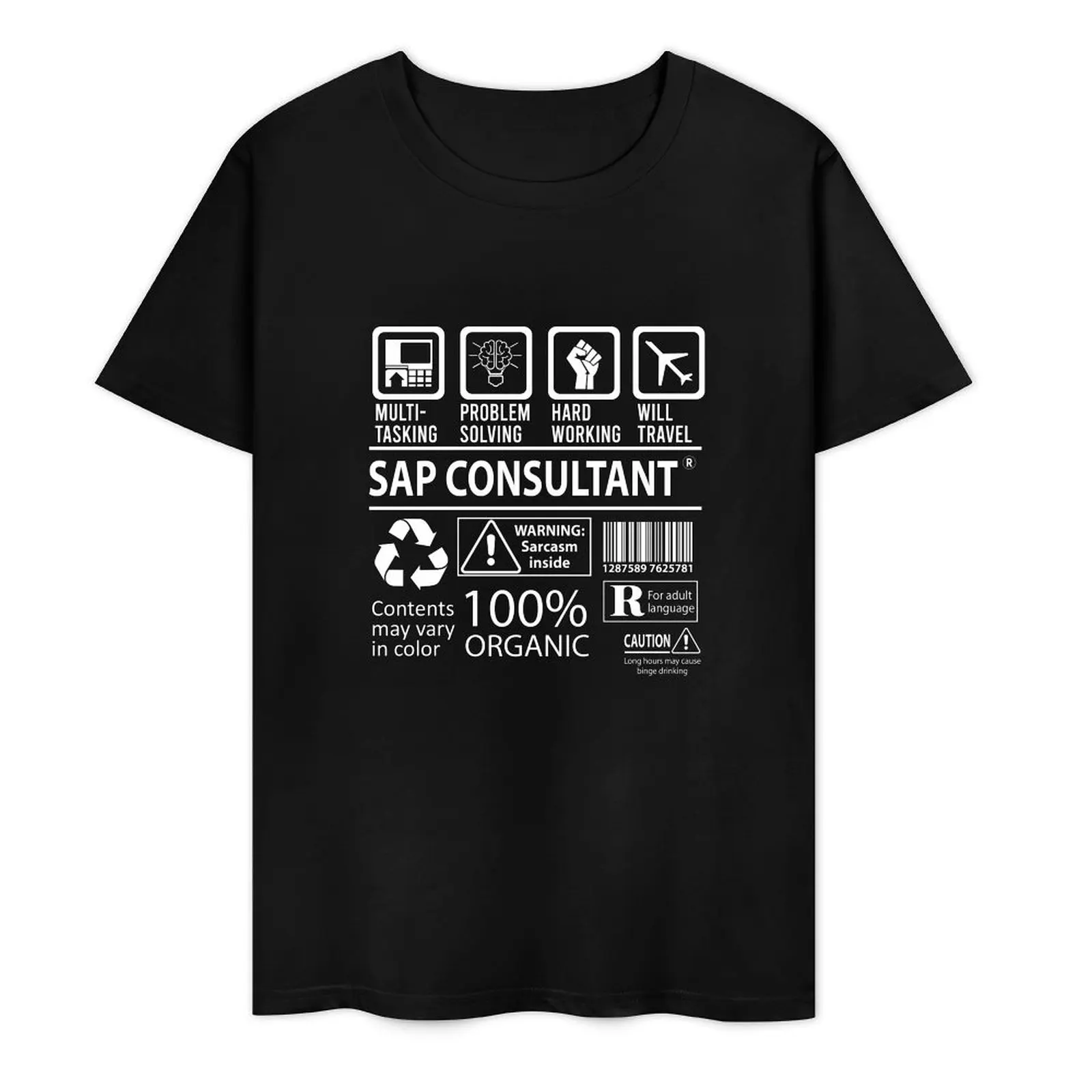 T-shirt para homens, top com um tamanho grande, com um design especial, que é bom como um presente