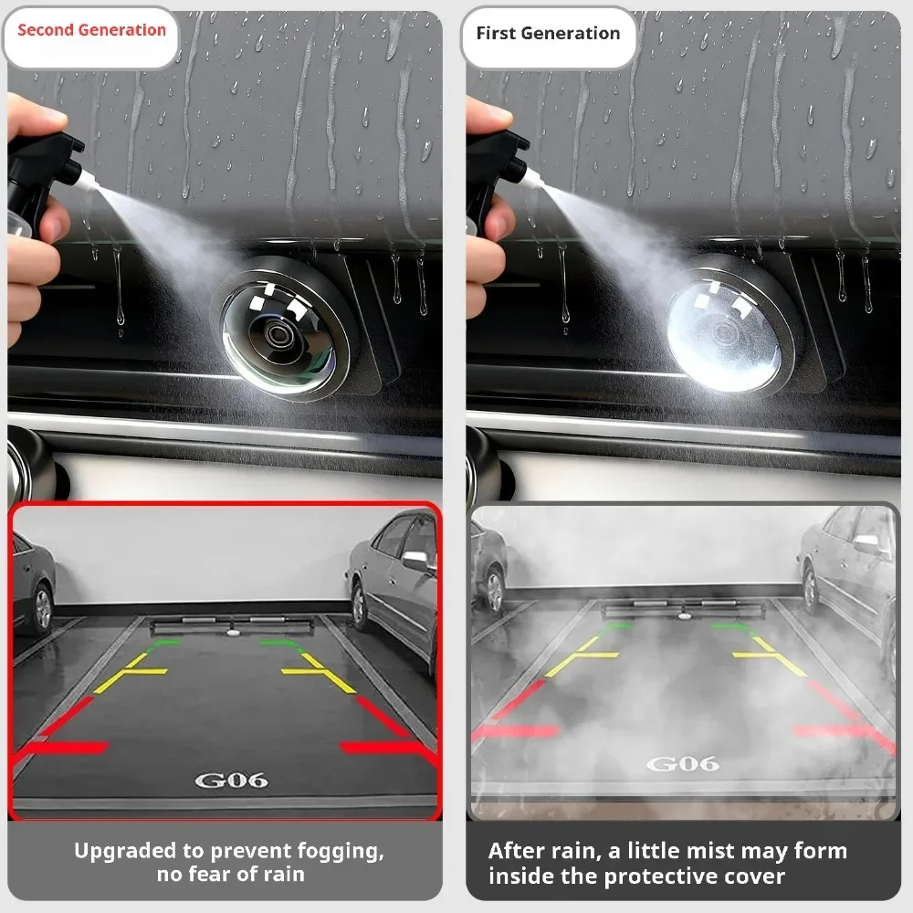 4PCS For BYD Song Plus Seal U DM-i EV Tang EV Qin L Camera Protective Cover 360 Degree Scratch-resistant Protector Accessories