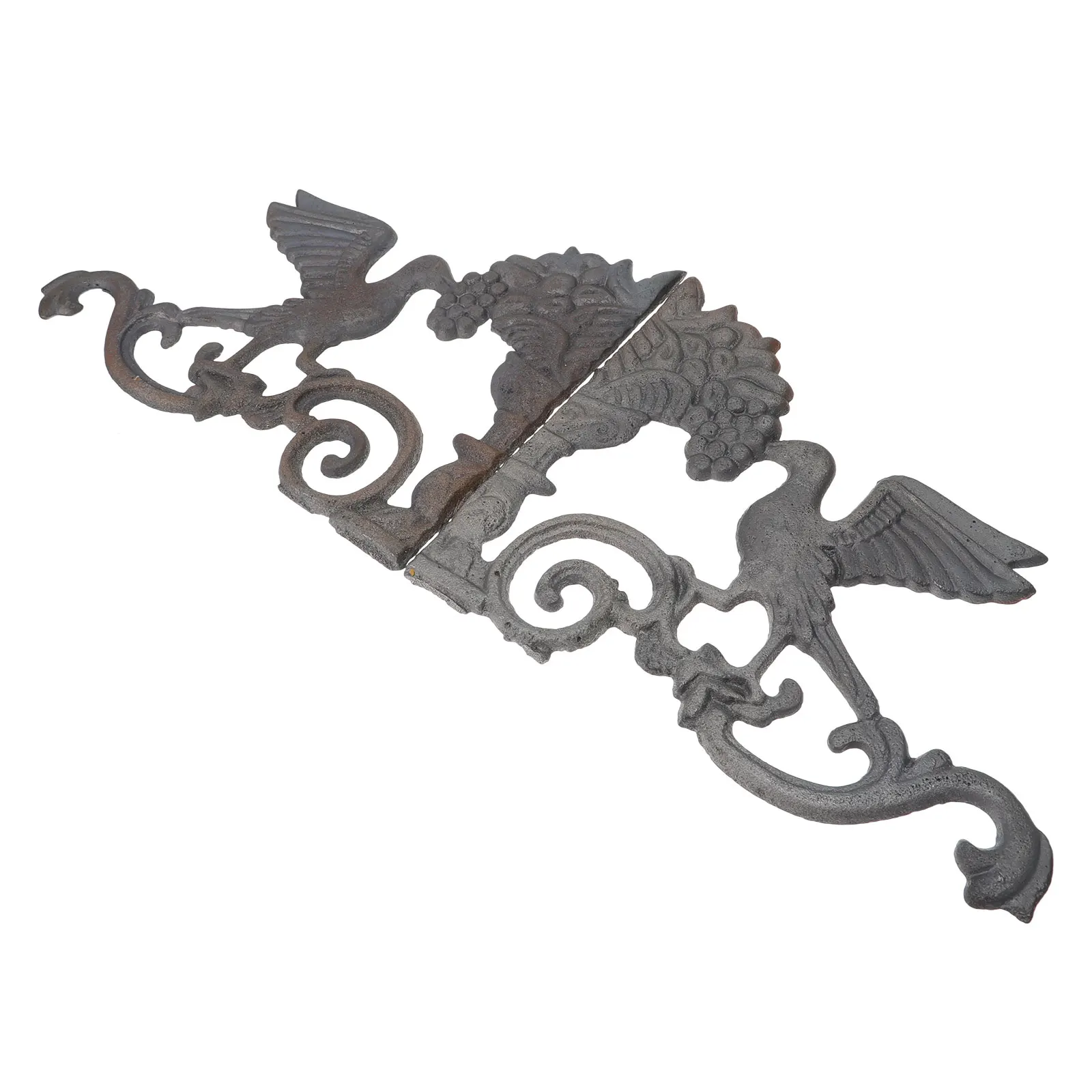 Retro Iron Dove Decoration Silver Finish for Garden Fence Home Adornment Bird nament Smooth Texture Long Lasting