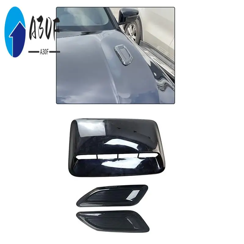 A30F-Car تدفق الهواء كمية هود مغرفة تنفيس بونيه ديكور غطاء مركز الجانب منفذ الهواء هود السيارات الخارجي استبدال العالمي B