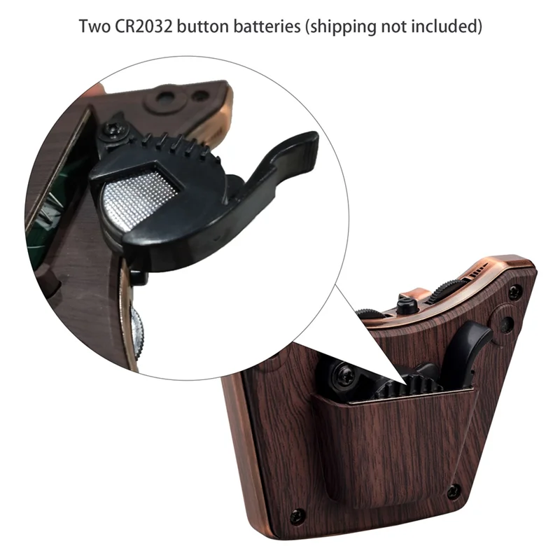 Advanced Acoustic Guitar Sound Hole Pickup Dual Pickup Modes Piezo + Mic Supports Volume Tone Phase For 36-42 Inch Classic Guita