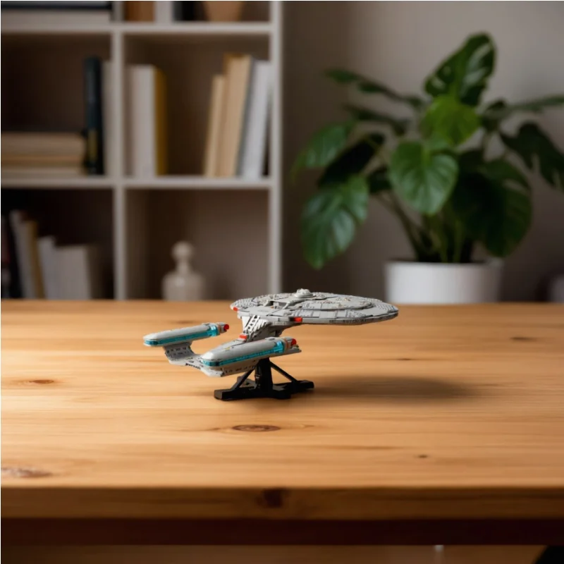 

2026 Brand new 3600 pieces of Star Trek Enterprise spacecraft creative educational building block toys, Christmas birthday gifts