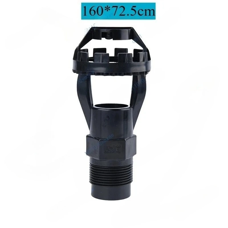 Bico de pulverização de torre de resfriamento de 2 peças, bico de fluxo grande, antibloqueio e sem manutenção, acessórios distribuidor de água