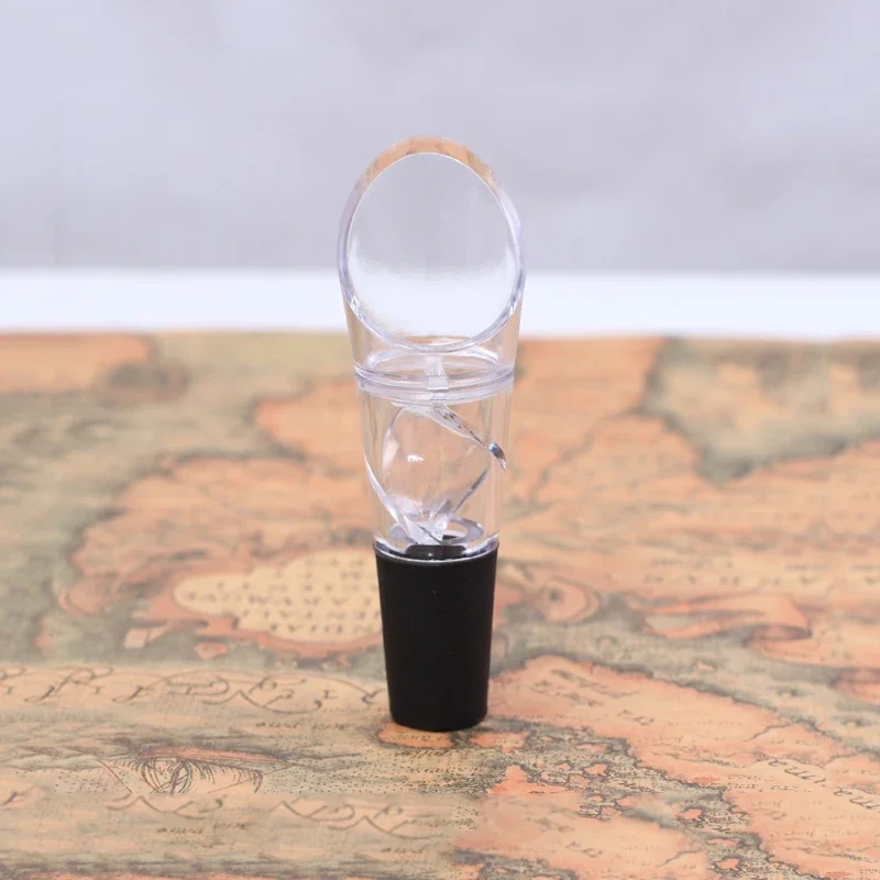 Mini Red Wine Aerator Pourer Cap Bar Accessories - 360 Degrees Rotating Decanter Bottle Top - 1pcs