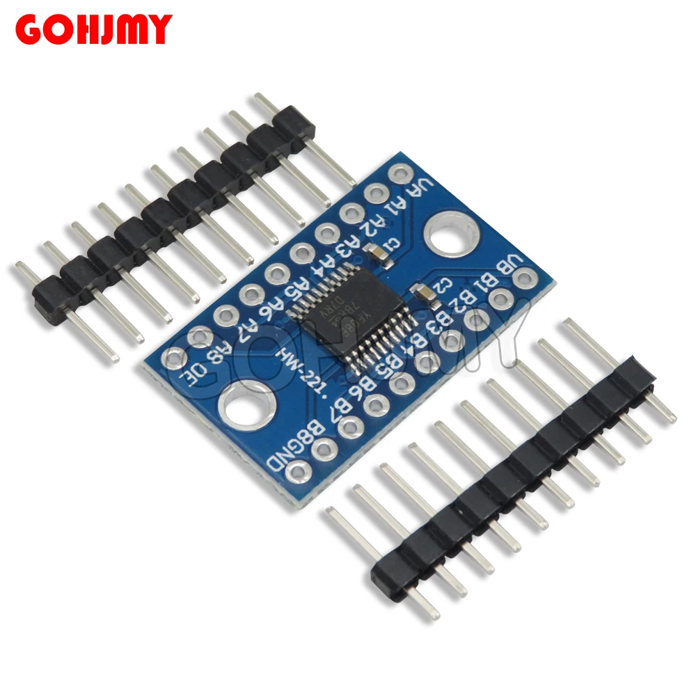 1PCS TXS0108E 3.3V 5V 8 Channel Logic Level Bi-directional Converter Module Mutual Convert Module NEW