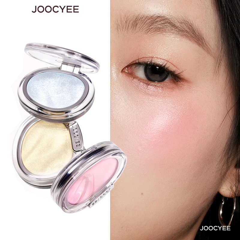 

JOOCYEE Oro Highlighter Blush Shimmer Осветляющий атласный блеск Dey Pearl Фиолетовый Розовый Натуральный вид Оригинальная косметика для макияжа