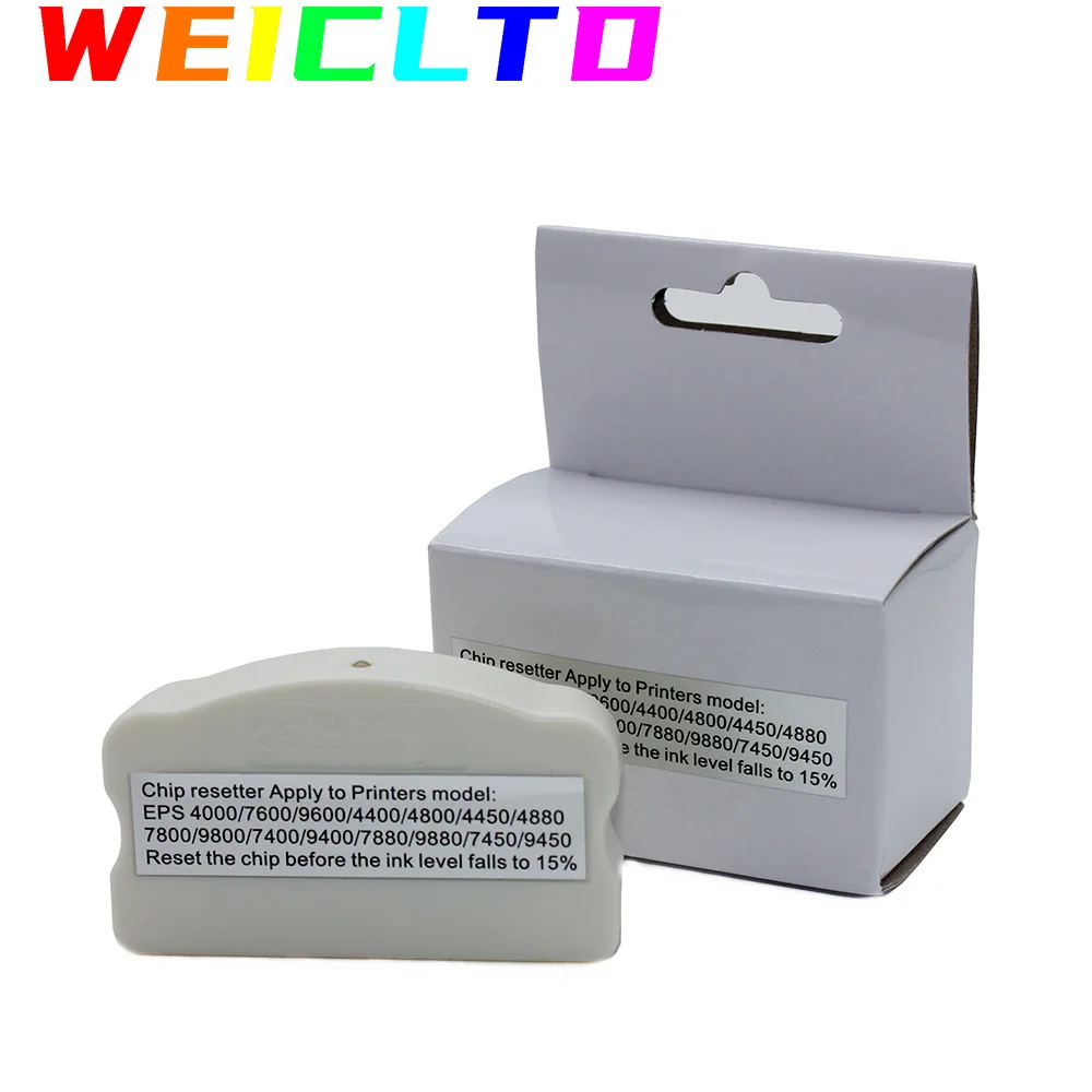 Reetter Chip cartucho de tinta para Epson Stylus Pro, 4000 4400 4450 7600 9600 7450 9450 7400 9400 4800 4880 7800 9800 7880 9880