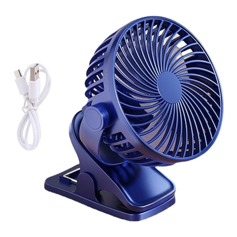 Эффективный вентилятор циркуляции воздуха с гибким рыболовами маленький USB -зарядный охлаждающий вентилятор для автокресла и