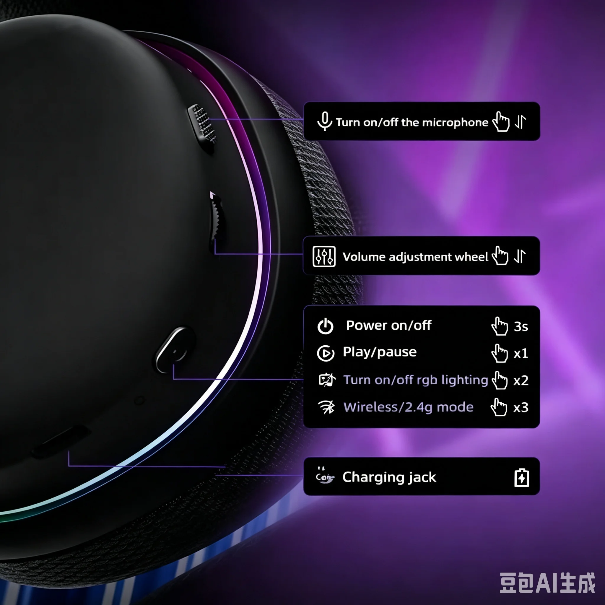 AULA G7 PRO Wired/Bluetooth/2. - đánh giá và giá Gaming Headset With Mic Rgb