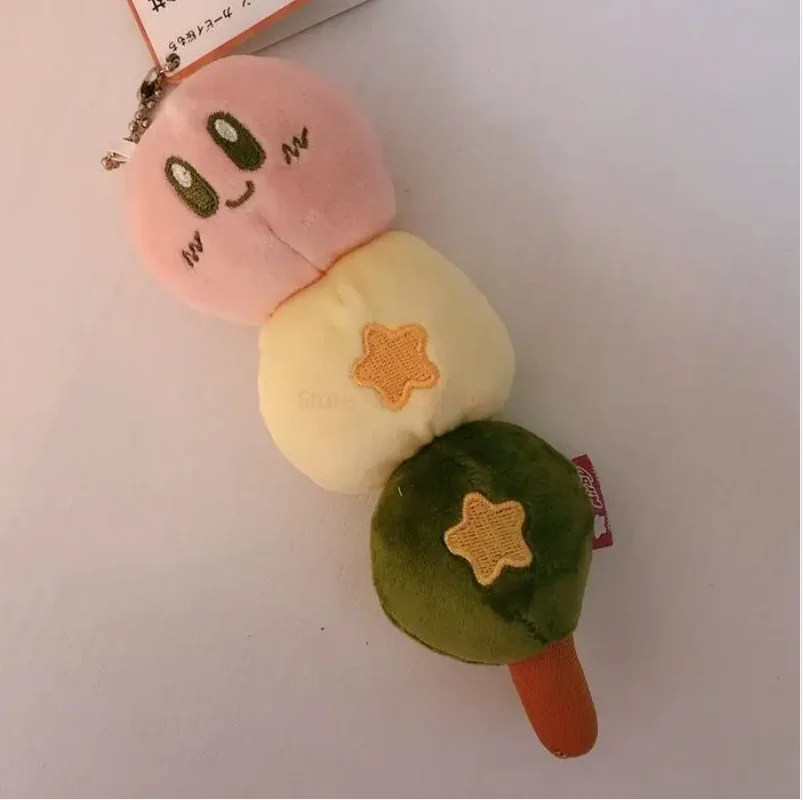 Cute Girl Heart Cherry Blossom Series Kirby Plush Doll Toy Keychain Pendant Students\' Backpack Decorated Accessories Small Gift