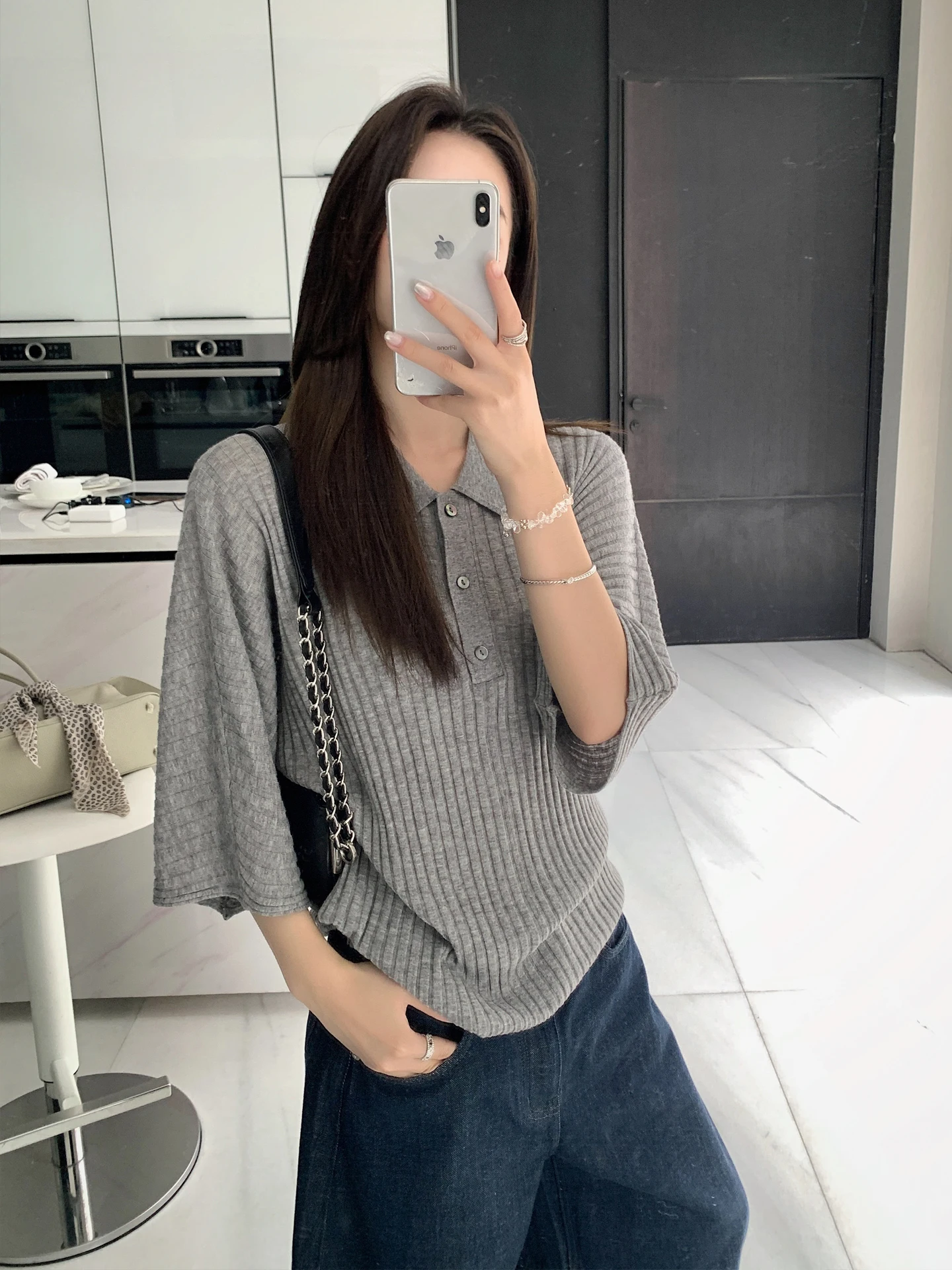 

Вязаный шерстяной свитер TWINS для женщин, свободный крой, рукава «летучая мышь», однотонный, мягкий, из смесового полиэстера, стандартная длина