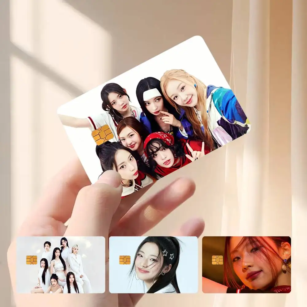 

Babymonster CHOOM RUKA PHARITA ASA AHYEON 4pcs 1Set Card Stickers Small Waterproof Chip 4PCS Card Sticker Anti-Scratch