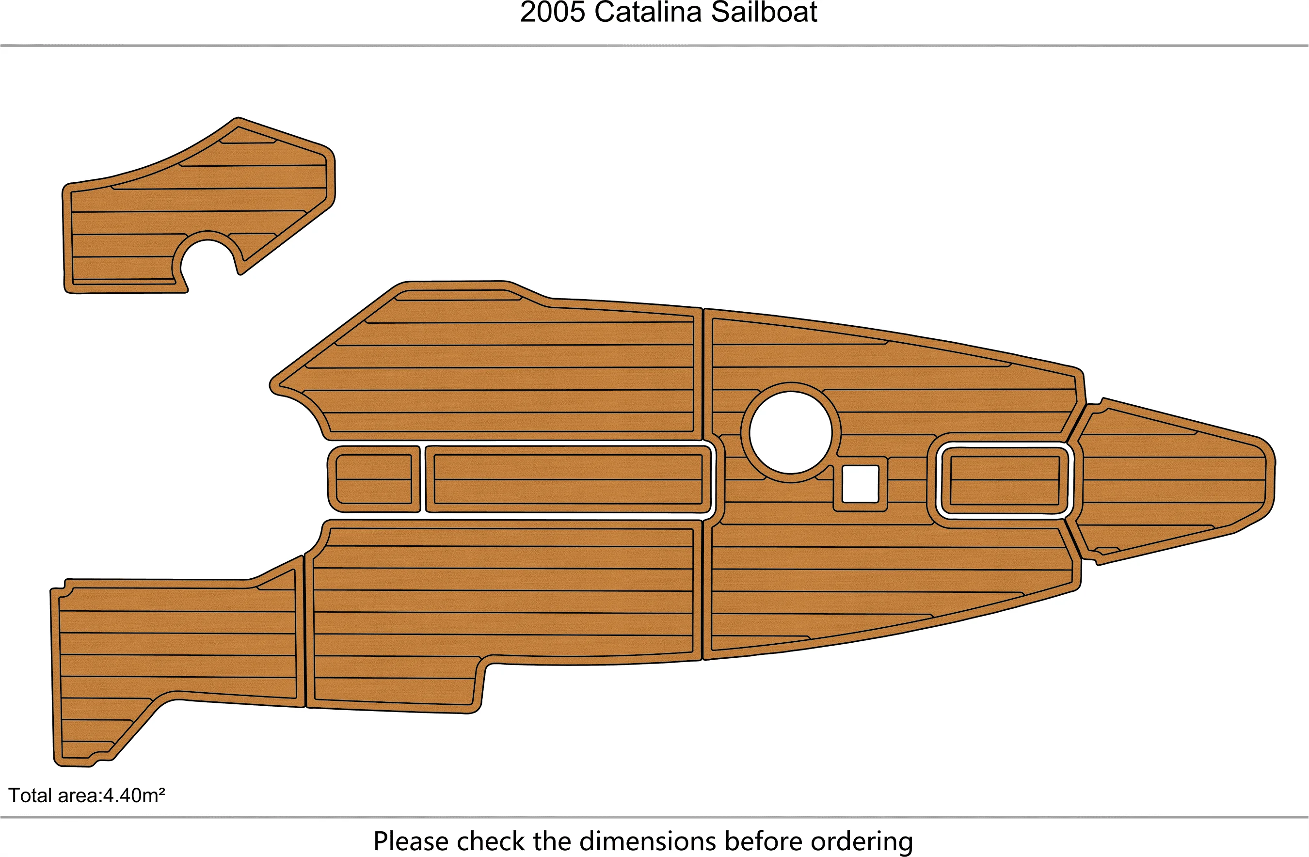 2005 Catalina Sailboat 1/4