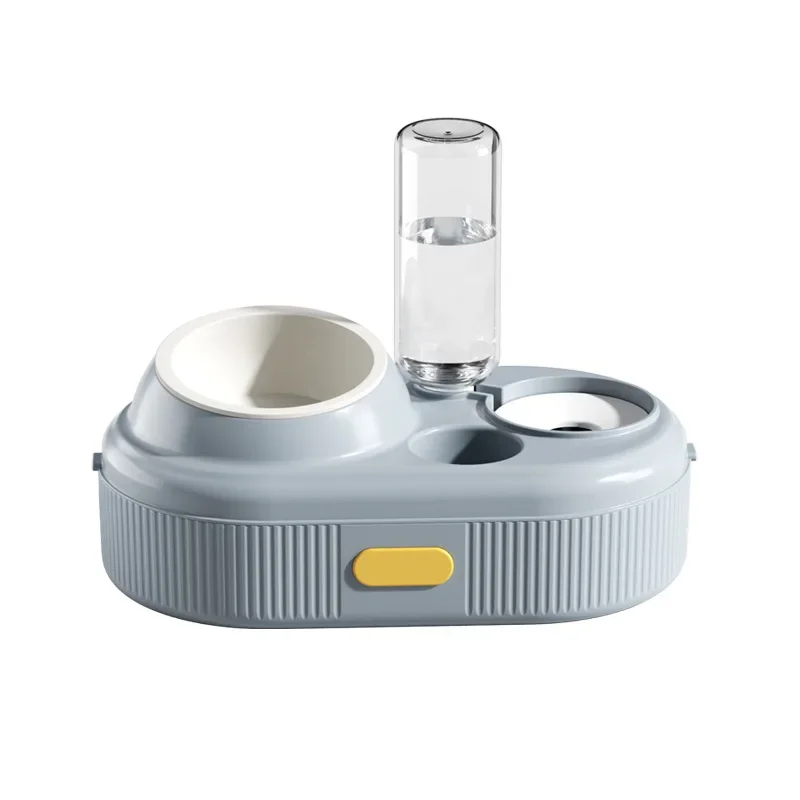 

z Multifunctional Customization 3 in 1 Dog and Cat Feeder Small Animal Water and Food Double Bowls