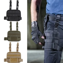 Tactical Drop Leg Platform,Molle Style,Adjustable Thigh Leg Panel,Hanging Board,Portable Cartridge Clip Pouch Leggings Pannier