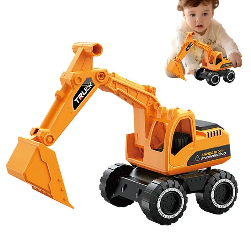 Inertia Engineering Vehicle Toy Simulation Engineering Vehicles Inertia Toy Bulldozer Friction Operated Interactive Toys Movable