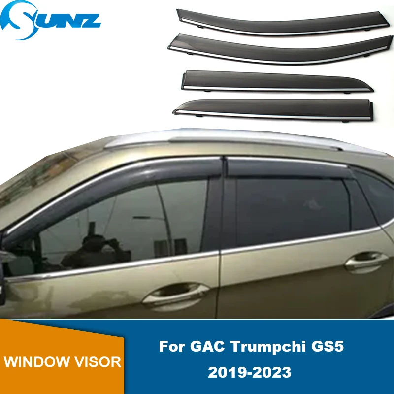 Side Window Deflector For GAC Trumpchi GS5 2019 2020 2021 2022 2023 Weathershield Sun Rain Deflector Window Rain Window Visor