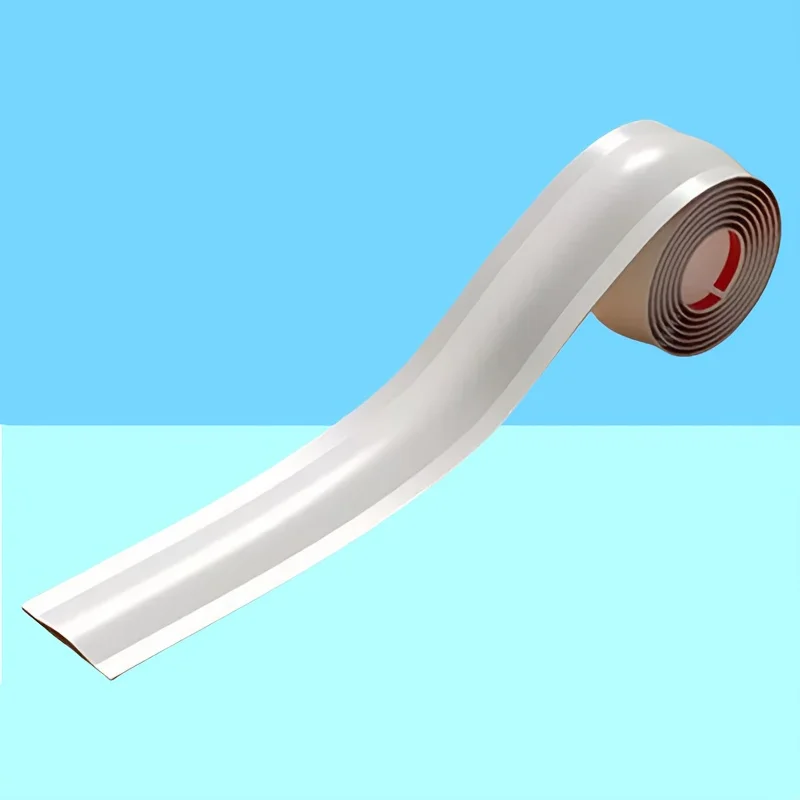 Self-Adhesive Cable Concealer Strip Flexible Wall Corner Cord Hider White Matte Invisible Wire Management