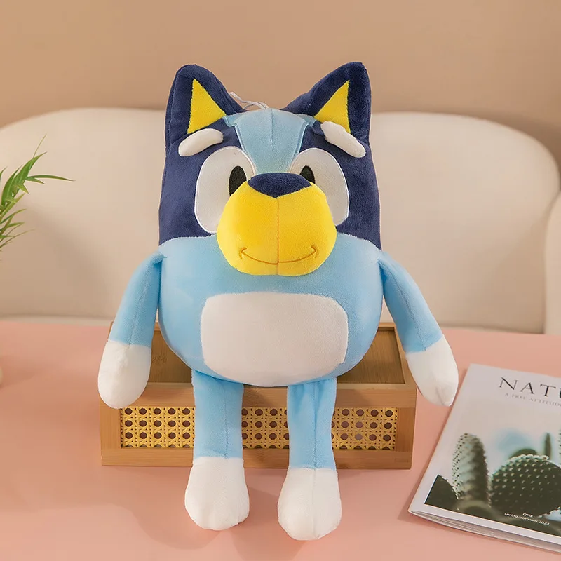 

Bluey Anime Cartoon Dog Plush Toy Soft Stuffed Animal Doll Cute Home Decor Bingopplified Collectible Kids Birthday Gift