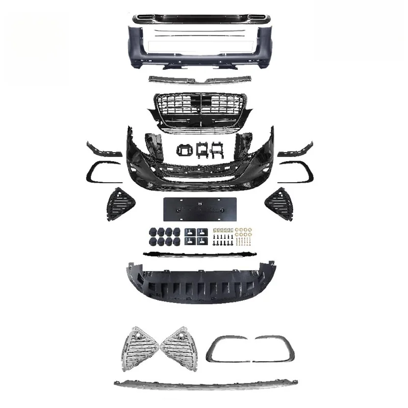 Best Choice New Style Body Kit Front Rear Bumper Side Skirt Perfect Fit for Full-Size Van 2016-2025 Off-Road