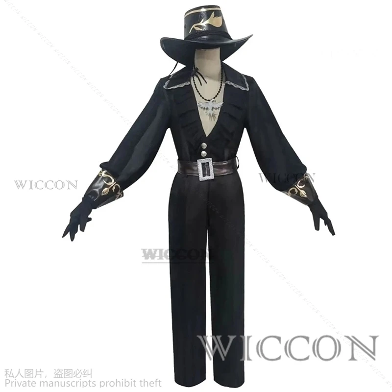 Anime Identity V Norton Campbell Prospector Mr. Mole Game Suit Uniform Halloween Carnival Party Outfit For Black Tulip Wig Cos