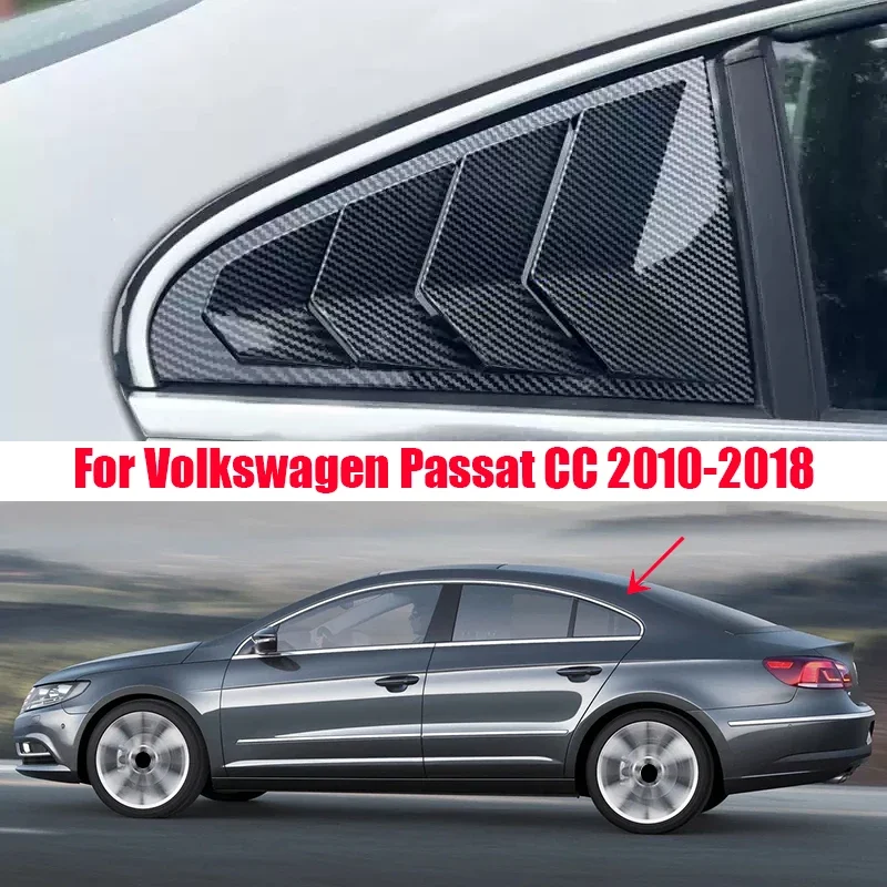 

For Volkswagen Passat CC 2010 2011 2012 2013 2014 2015 2016 2017 2018 Rear triangular louver decorative frame