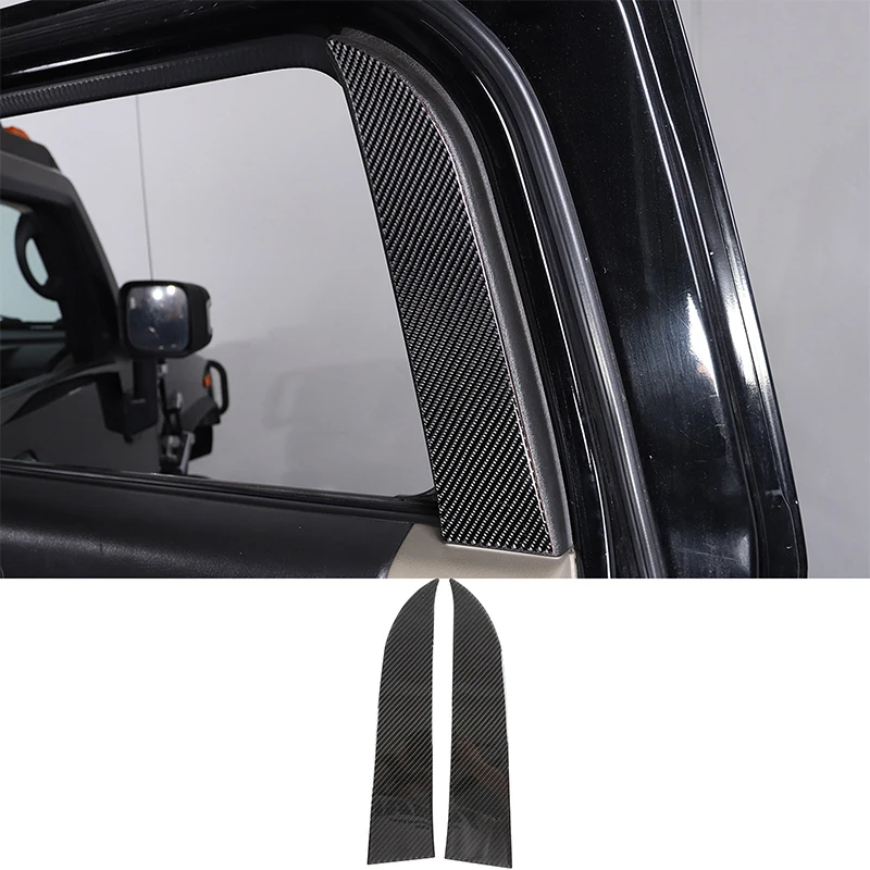 

Soft Carbon Fiber Car Interior C-pillar Glass Trim Sticker for Hummer H2 2003-2007 Interior Car Accessories