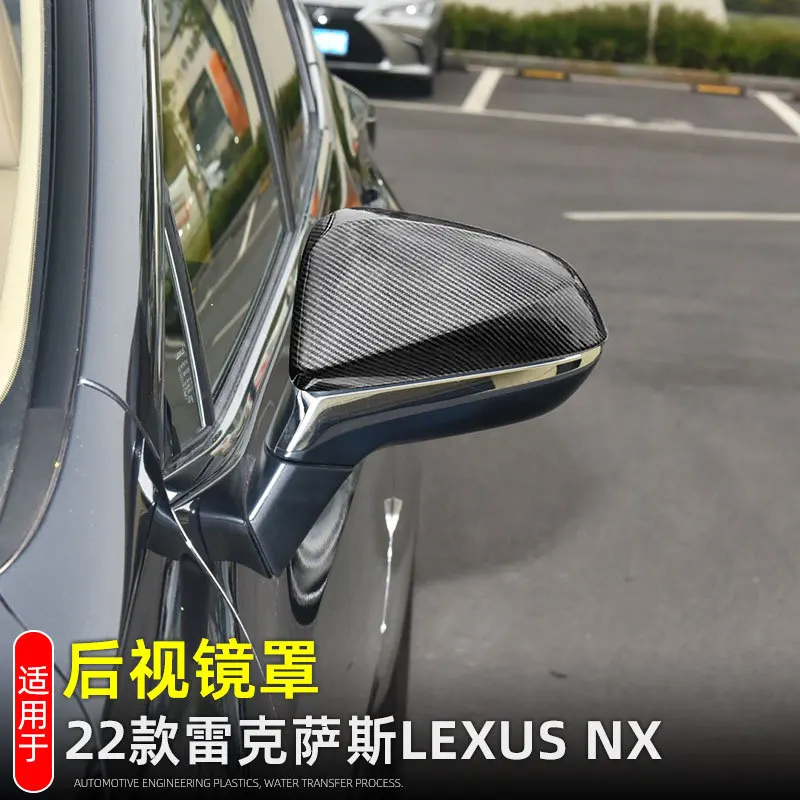 

2Pcs For Lexus NX260 350H 450H 2022 Rear View Mirror Cover ABS Wing Door Side Mirror Shell