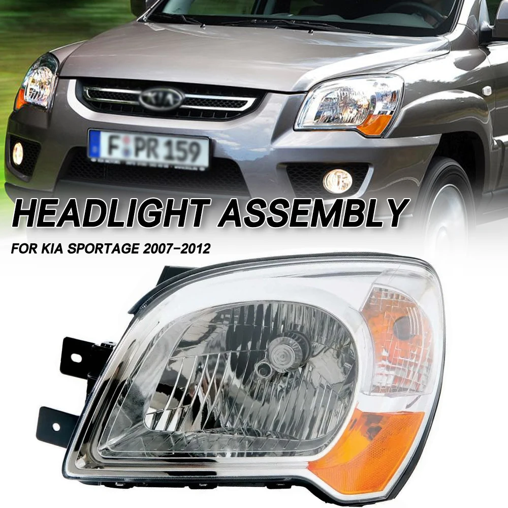 

Left/Right Side Front Bumper Head Light Headlamp Driving Headlight Turn Signal Light For Kia Sportage 2007 2008 2009 2010-2012